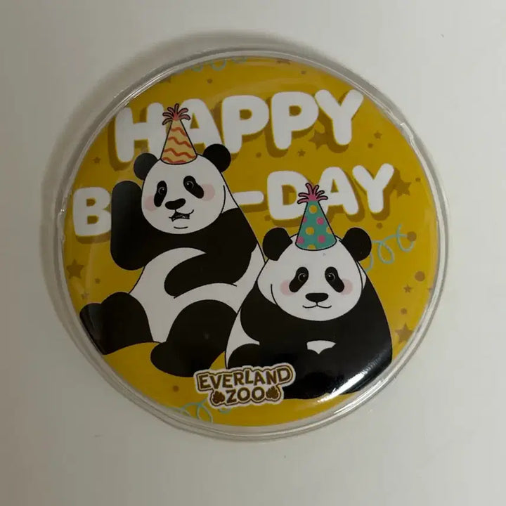 [BUNJANG] Everland Louis Hui 3rd Birthday Badge / 에버랜드 루이 후이 3살 기념 뱃지