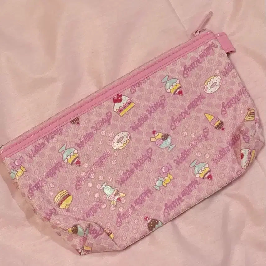 [BUNJANG] Vintage Waitress Kitty Pouch &amp; Parfait Kitty Pouch Bundle / (새상품컨디션) 고전 웨이트리스키티 파우치, 고전파르페키티 파우치