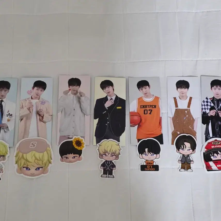 [BUNJANG] ENHYPEN Sunwoo World Ver. Concept Photocard &amp; Sticker Set / [선우] 엔하이픈 월드 ver.(컨셉포터+스티커)