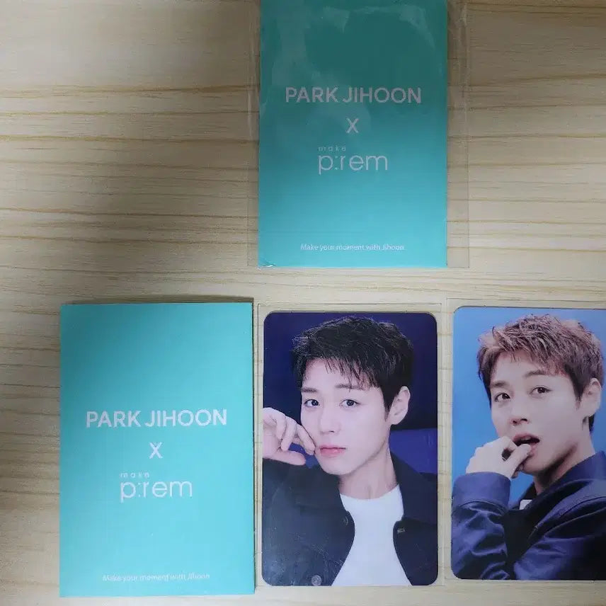[BUNJANG] Park Ji Hoon Makeprem Photocard A, B, C Set (6ea, Sealed) / 박지훈 메이크프렘 포토카드 A.B.C세트 총 6장(미개봉)