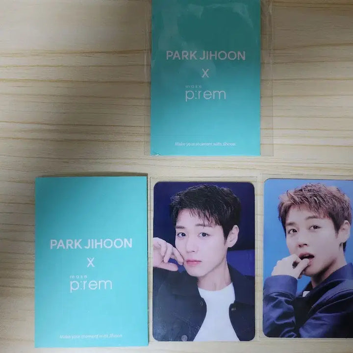 [BUNJANG] Park Ji Hoon Makeprem Photocard A, B, C Set (6ea, Sealed) / 박지훈 메이크프렘 포토카드 A.B.C세트 총 6장(미개봉)