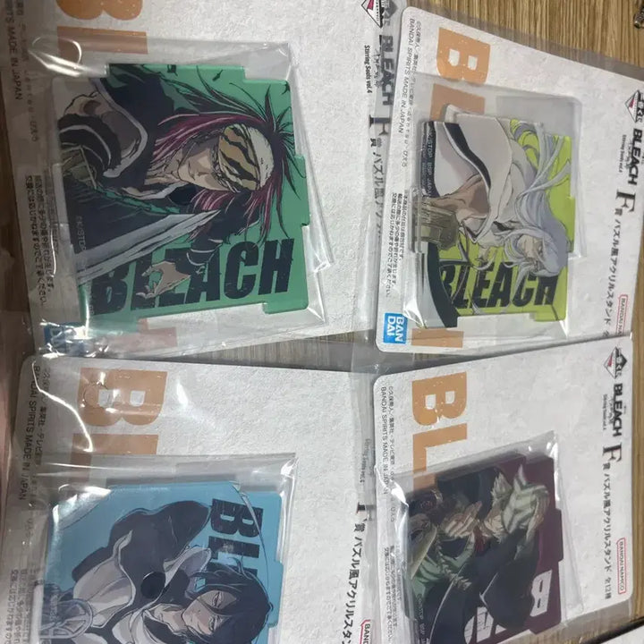 [BUNJANG] Bleach F Prize Acrylic Standees - Renji, Jushiro, Urahara, Rukia (Set) / 블리치 F상 아크릴 렌지 쥬시로 우라하라 루키아