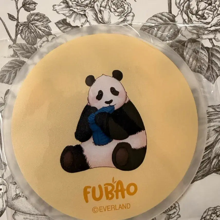 [BUNJANG] Everland Bao Family Fu Bao Coaster / 에버랜드 바오패밀리 푸바오 코스터