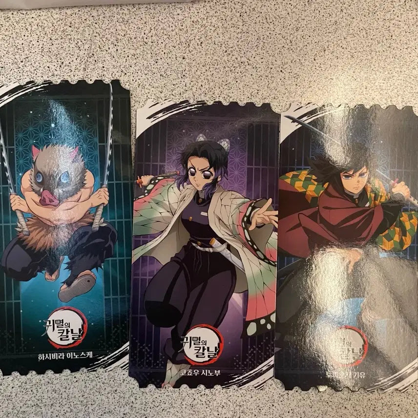 [BUNJANG] Demon Slayer Special Movie Ticket Set (3 Types) / 귀멸의칼날 팝업 특전 스페셜 무비 티켓 3종 일괄