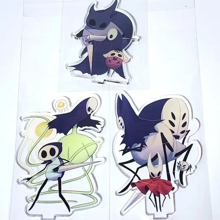[BUNJANG] Hollow Knight Bundle Set Acrylic Stand, Photocard, Postcard / 원가이하) 할로우나이트 할나 일괄 아크릴스탠드 포카 엽서