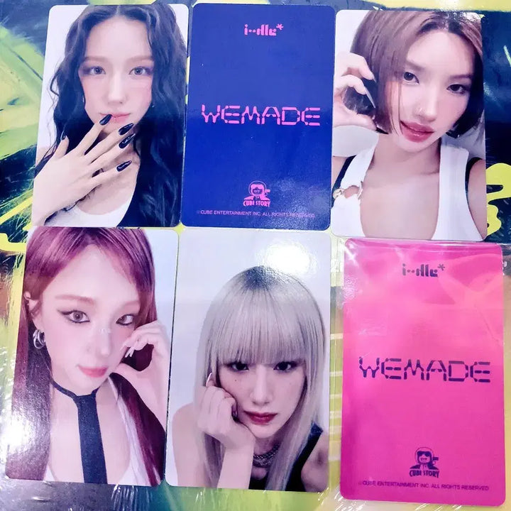 [BUNJANG]  (G)I-DLE Cube Story MD Lucky Draw Photocard Set / 아이들 큐브 카페 엠디 특전 포카