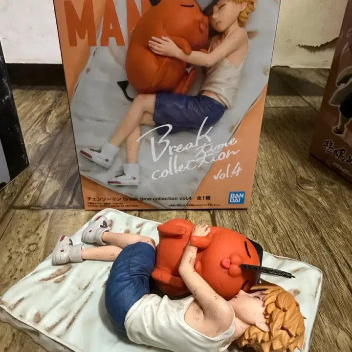 [BUNJANG] Chainsaw Man Denji &amp; Pochita Figure (Unsealed) / (개봉) 체인소맨 덴지 포치타 피규어