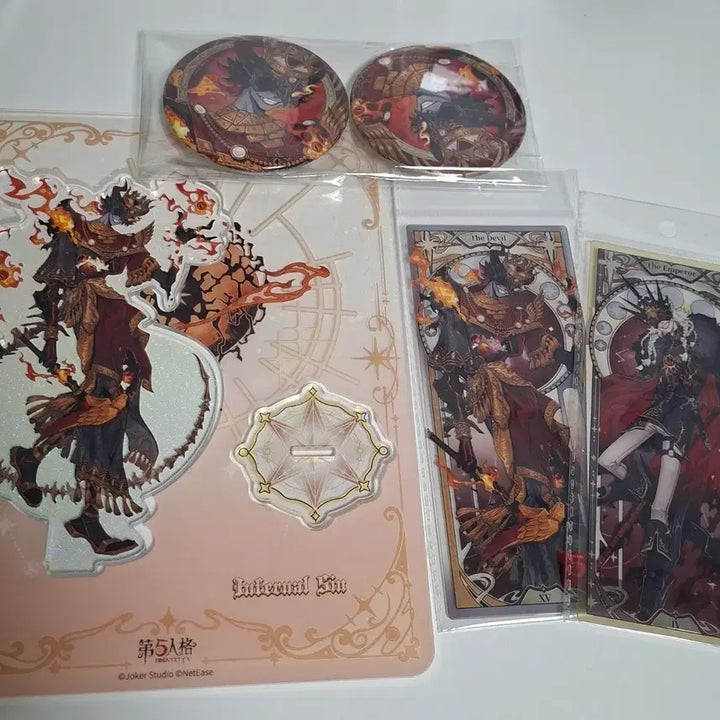 [BUNJANG] Identity V The Flame of Sin Acrylic Goods Set / 제5인격 죄악의 불꽃 아크릴 굿즈 세트