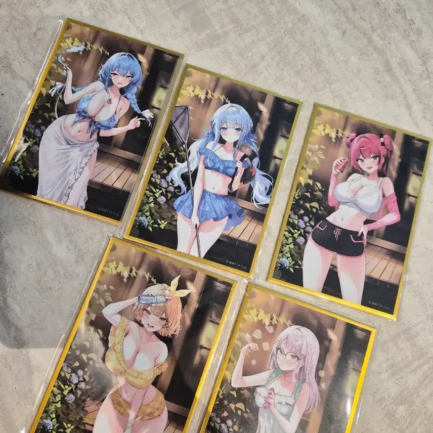 [BUNJANG] Goddess of Victory: NIKKE Summer Vacation Shikishi Set / 승리의 여신 니케 쿠지 여름방학 색지