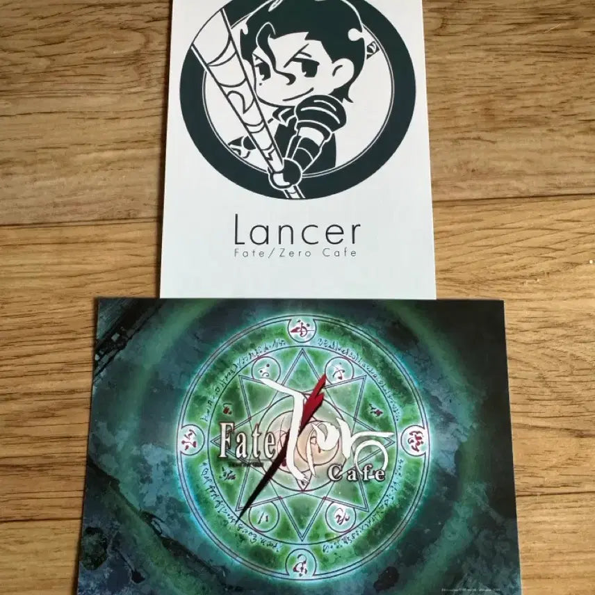 [BUNJANG] Fate/Zero Lancer Faction Postcard Set (2 pcs) / 페이트 제로 카페 랜서 진영 엽서 2매