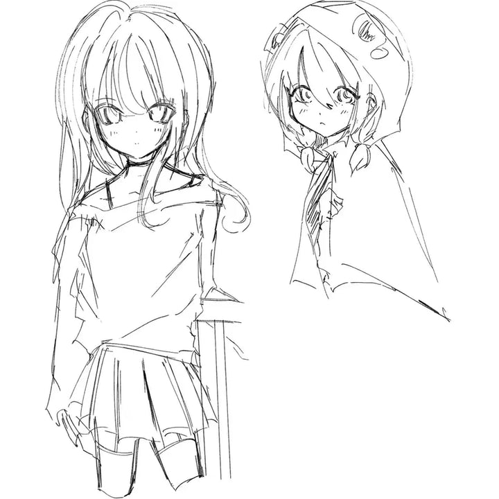 [BUNJANG] Anime Girl Doodle Art Commission / 미소녀 낙서 그림 커미션