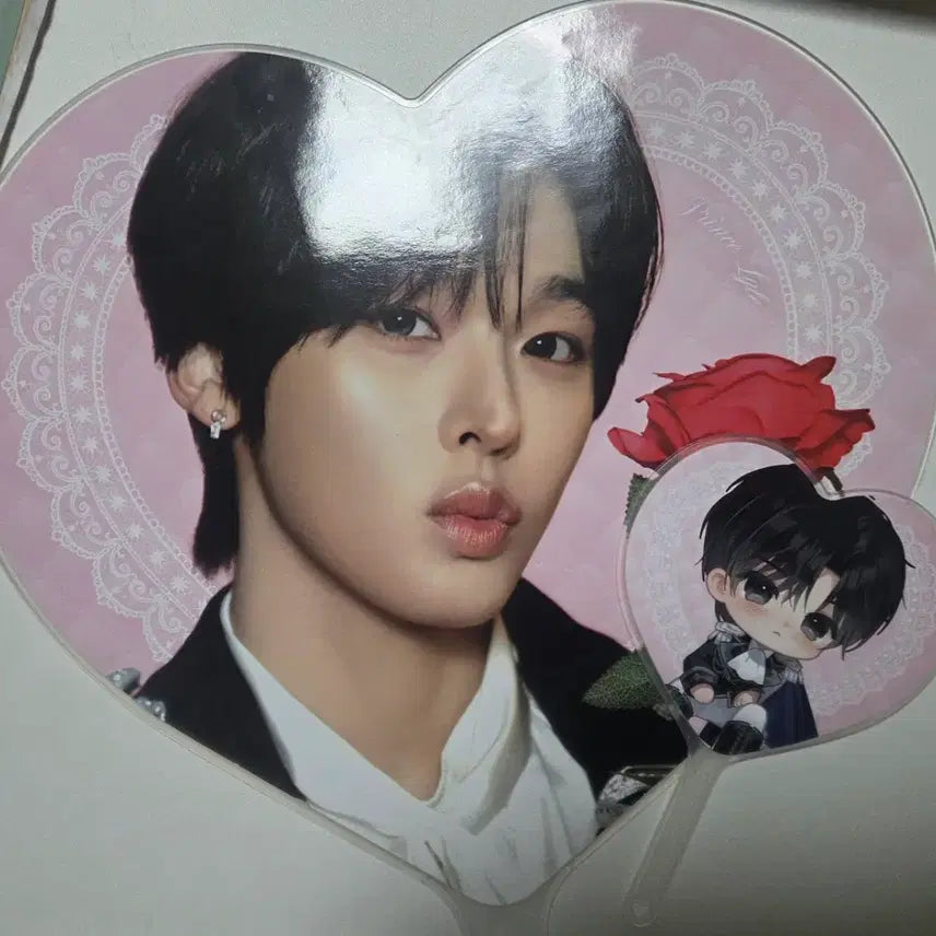 [BUNJANG] NCT WISH Riku Fanmeeting Uchiwa &amp; Mini Uchiwa Set / 엔시티위시 리쿠 팬미팅 우치와 미니우치와 세트 새상품 양도