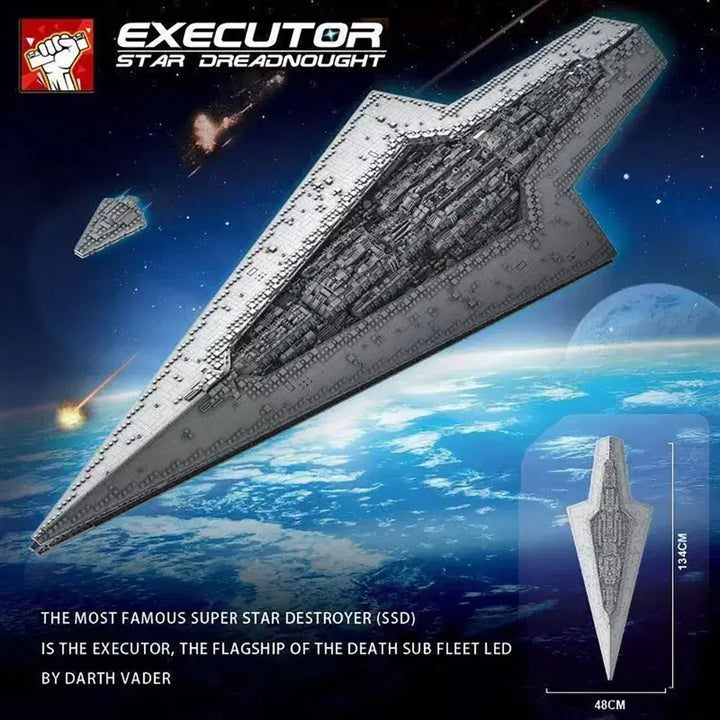 [BUNJANG] Mork 6001 Executor Star Dreadnought Building Blocks Set (7550 Pieces) / 모크 6001 이제큐터 7550피스 블럭 호환레고