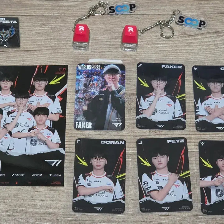[BUNJANG] T1 Faker Worlds 2023 Bundle Set Photocard / MSI26 페이터 T1 포토카드 일괄
