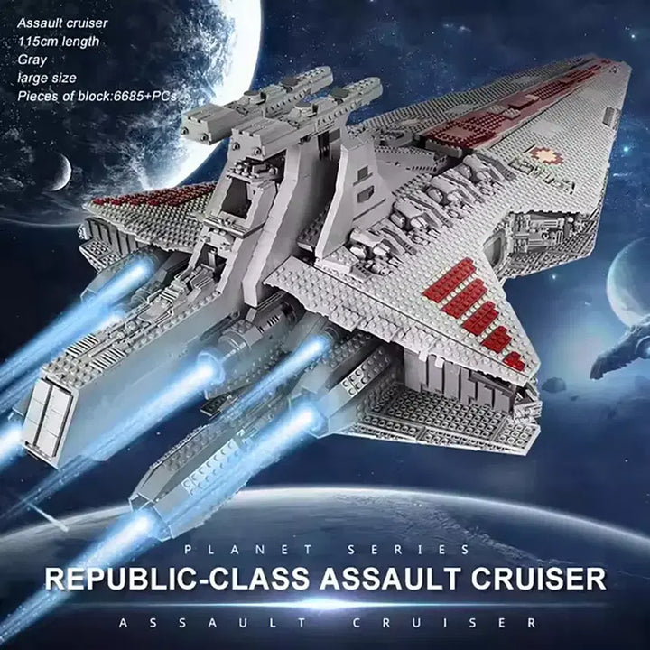 [BUNJANG] Mould King 21005 Venator Attack Cruiser 6685-Piece (Partially Assembled Used) / 몰드킹 21005 베나터 6685 피스 (반조립 중고) 호환레고