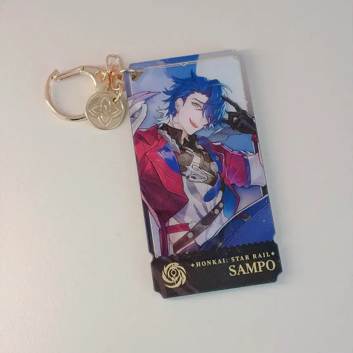 [BUNJANG] Honkai: Star Rail Sampo Koski Ticket Acrylic Keychain / 붕괴 스타레일 삼포 코스키 티켓 아크릴 키링