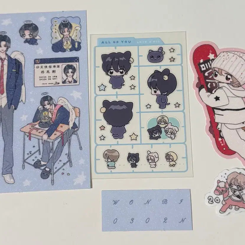 [BUNJANG] RIIZE Wonbinallo F.B.B.I.N Sticker Pack / 라이즈 원빈 kimii님 allofbbin 스티커 팩 양도