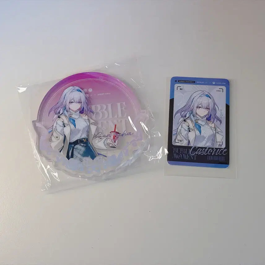 [BUNJANG] Honkai Star Rail Castoris Photocard Coaster / 붕괴 스타레일 공차 콜라보 카스토리스 포카 코스터