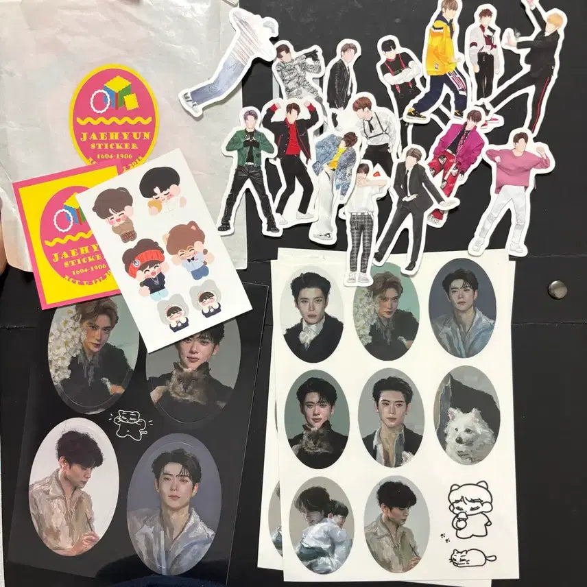 [BUNJANG] NCT Jaehyun "The Story" Unreleased Photo Sculpt Sticker Set / nct 재현 정형사 다님 김영영 조각 스티커 세트 정재현