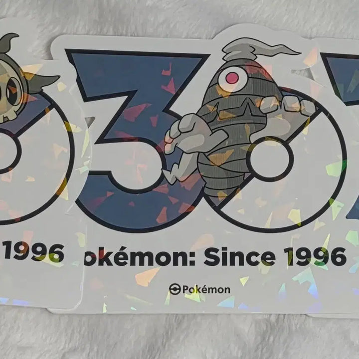[BUNJANG] Pokemon 30th Anniversary Logo Sticker Set / 포켓몬 30주년 기념 로고 스티커 해골몽, 미라몽, 야느와르몽 판매합니다