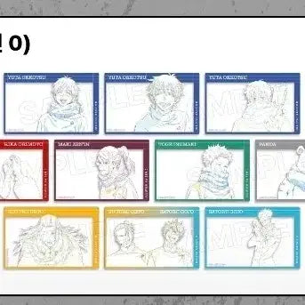 [BUNJANG] Jujutsu Kaisen 0 Random Original Art Acrylic Card Set (5 pcs) / 주술회전0 랜덤 원화 아크릴 카드 5개