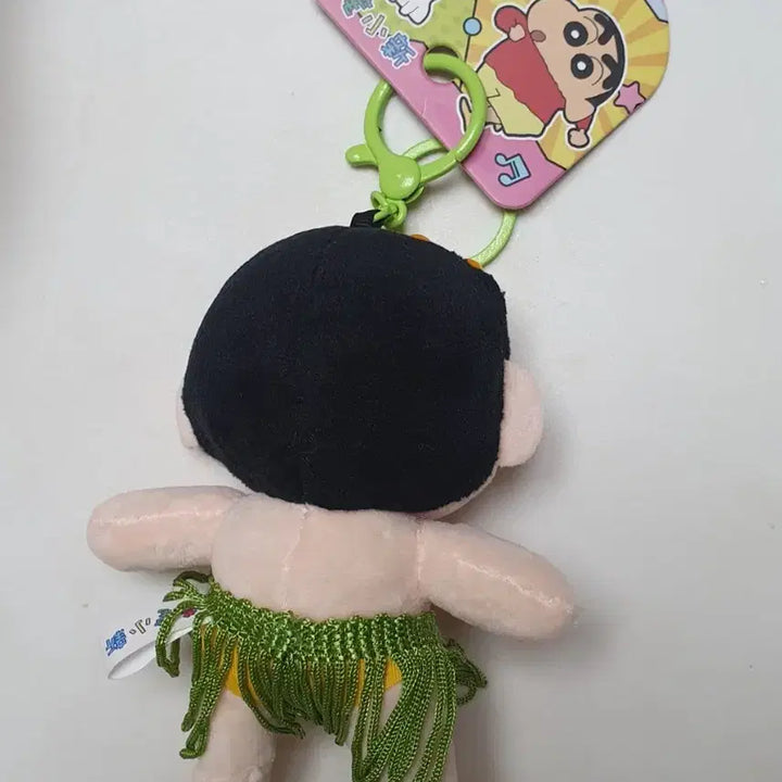 [BUNJANG] Crayon Shin-chan Hawaiian Hula Dancer Doll Keychain (New) / 짱구 하와이안 훌라 댄스 인형 키링 새상품