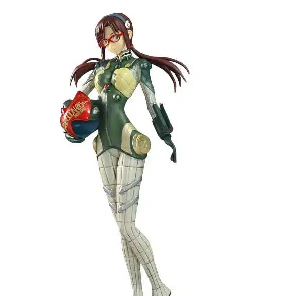 [BUNJANG] Evangelion 2.0 Makinami Mari Makinami Glossy Helmet Figure (Sealed) / 미개봉 새제품 에반게리온2.0 광택이 나는 헬멧 든 마키나미 마리 피규어