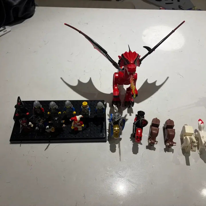 [BUNJANG] LEGO Castle Pirates of the Caribbean Figures &amp; Dragon Animal Bundle / 레고 캐슬 피규어 및 용 동물 일괄
