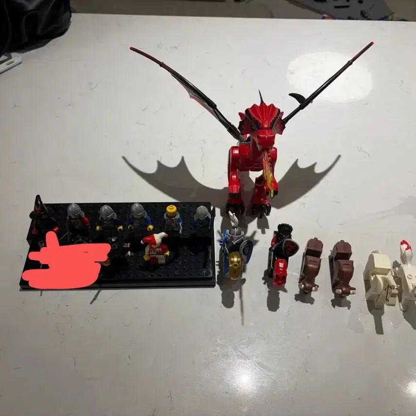 [BUNJANG] LEGO Castle Pirates of the Caribbean Figures &amp; Dragon Animal Bundle / 레고 캐슬 피규어 및 용 동물 일괄