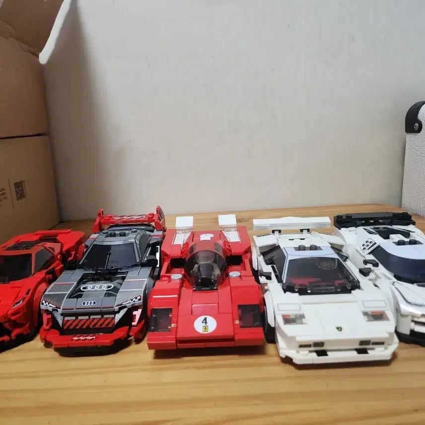 [BUNJANG] LEGO Speed Champions Car Set 5 Types / 레고 스피드챔피언  자동차 세트 5종 (페라리, 아우디, 람보르기니 등)