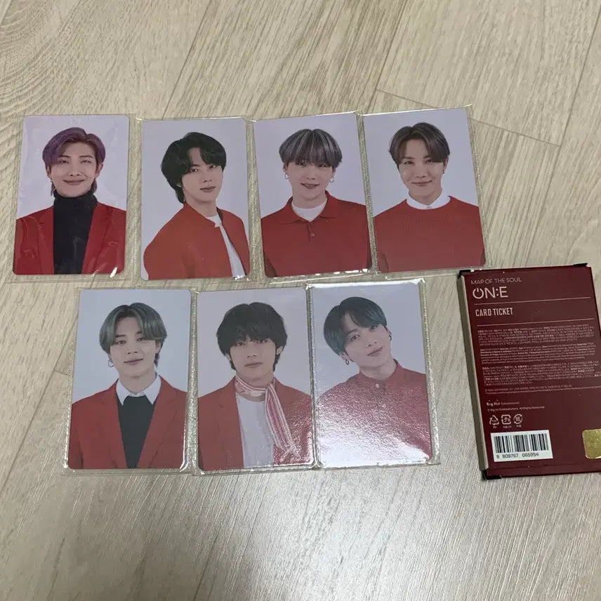 [BUNJANG] BTS MAP OF THE SOUL ON:E Card Ticket Set / 방탄소년단 MAP OF THE SOUL ON:E 맵솔콘 온콘 카드티켓