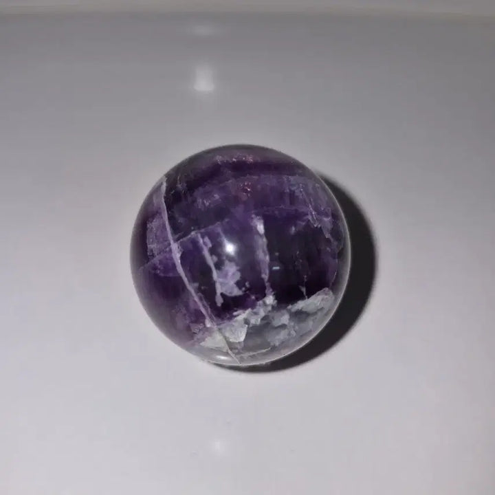 [BUNJANG] Purple Fluorite Large Sphere Stone / 퍼플 플루오라이트 왕구슬 원석