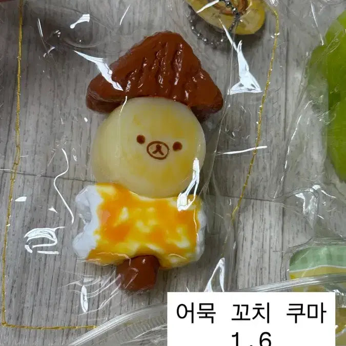 [BUNJANG] Rilakkuma Squishy - Melon, Fish Cake, Dumpling, Potato, Banana, Kiwi / 리락쿠마 말랑이 쿠마 무 멜론 오뎅 어묵 만두 감자 바나나 키위