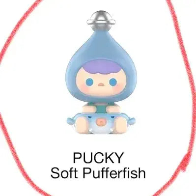[BUNJANG] Pop Mart Pucky Island Journey Series Soft Pufferfish Figure / 팝마트 팝빈 섬으로 떠나는 여행 시리즈 푸키