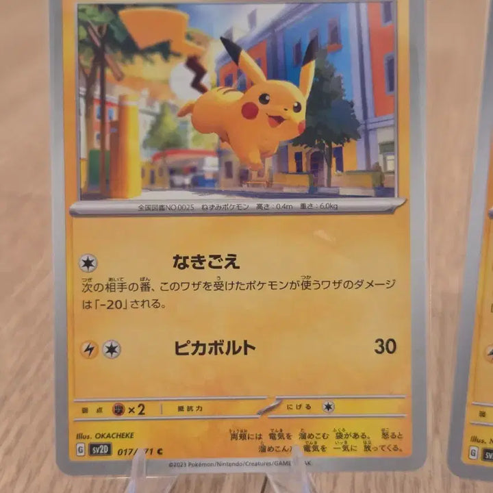 [BUNJANG] Pokemon Pikachu Popular 3-Card Set (Japanese Edition) / [일본판] 포켓몬카드 피카츄 인기 3종 세트 (+서비스카드)