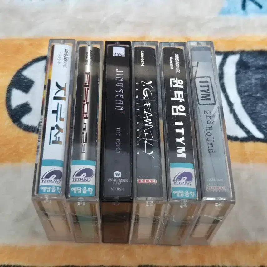[BUNJANG] JinuSean, 1TYM, YG Family Cassette Tape Bundle Set / 지누션, 1TYM(원타임), YG패밀리 카세트테이프(일괄)