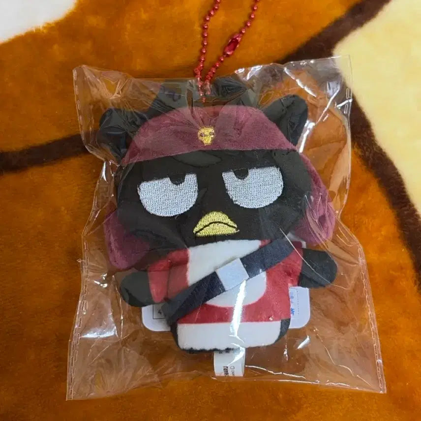 [BUNJANG] Keroro Sanrio Collaboration Giroro X Badtz-Maru Plush Keychain / 케로로 산리오 콜라보 기로로 X 배드바츠마루 인형키링 (택o)