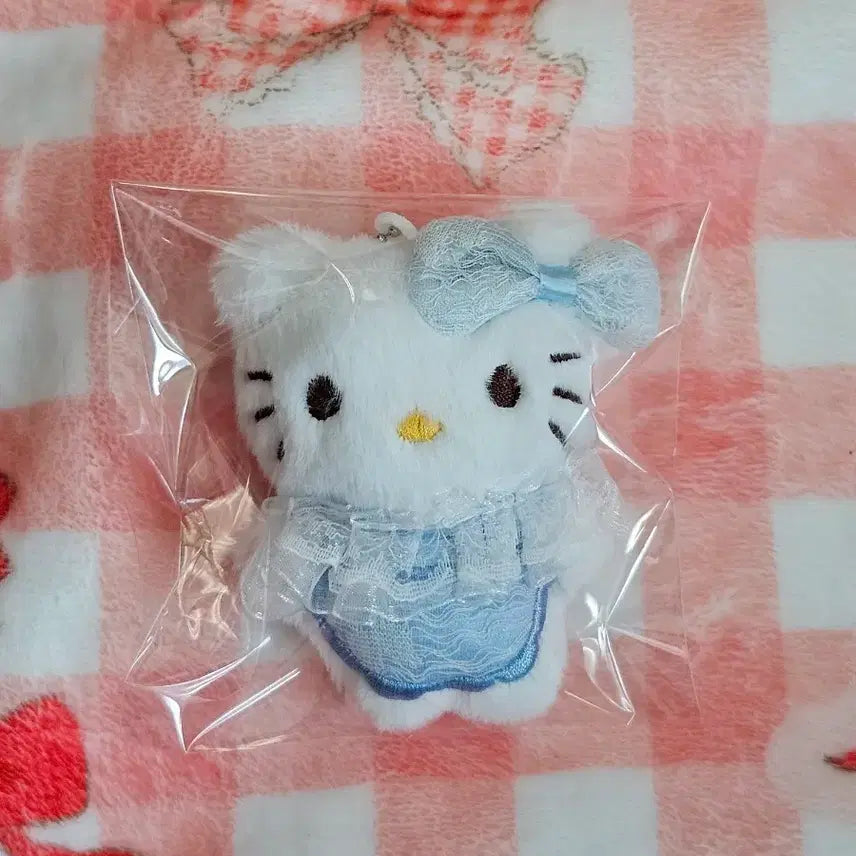[BUNJANG] Hello Kitty Doll Charm Blue / 헬로키티 인형 키링 블루