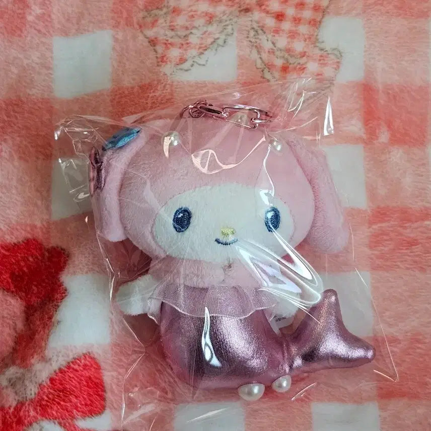 [BUNJANG] My Melody Little Mermaid Keyring Pink / 마이멜로디 인어공주 키링 핑크