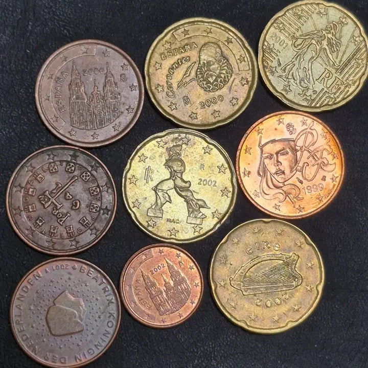 [BUNJANG] Euro Coin Set: Spain, Portugal, Netherlands, Italy, Ireland / 유로 동전 세트 스페인 포르투갈 네덜란드 이탈리아 아일랜드