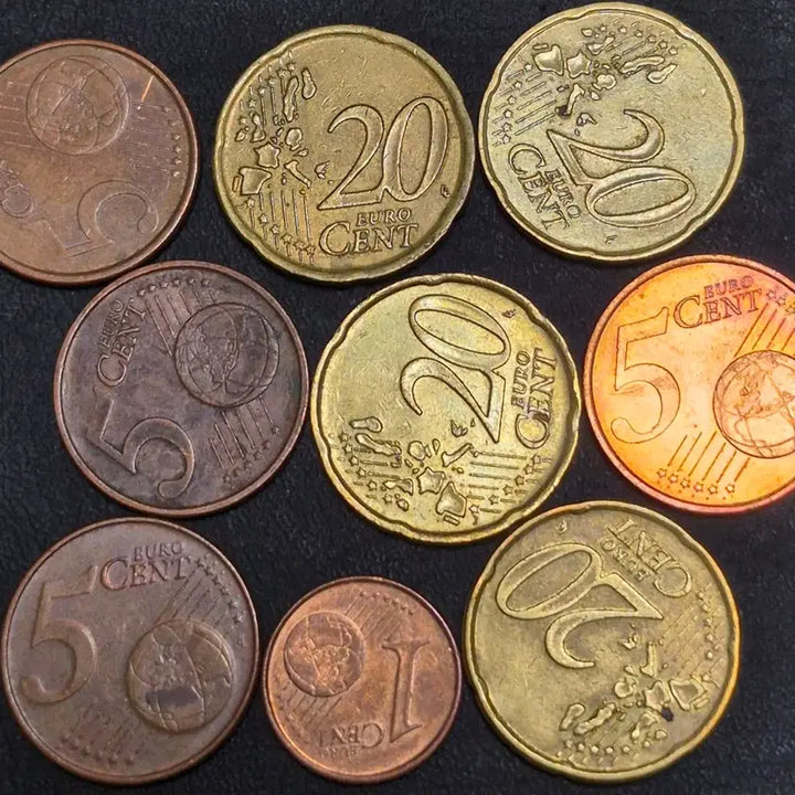 [BUNJANG] Euro Coin Set: Spain, Portugal, Netherlands, Italy, Ireland / 유로 동전 세트 스페인 포르투갈 네덜란드 이탈리아 아일랜드