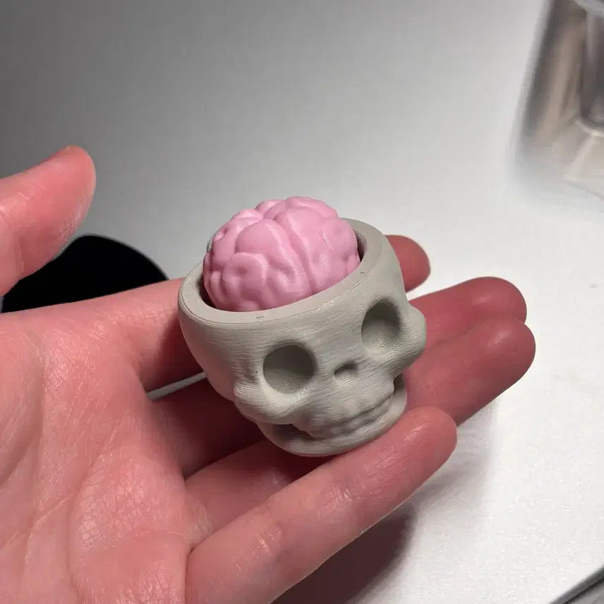 [BUNJANG] Skull Brain 3D Printed Clicker / 해골 뇌 모양 3D 프린팅 클릭커