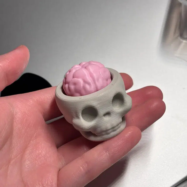 [BUNJANG] Skull Brain 3D Printed Clicker / 해골 뇌 모양 3D 프린팅 클릭커