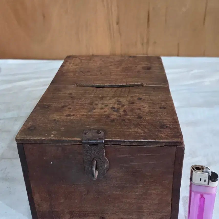 [BUNJANG] 1950s-1960s General Store Wooden Cash Box / 근대사  / 5 ~ 60년대 점빵 나무 돈통