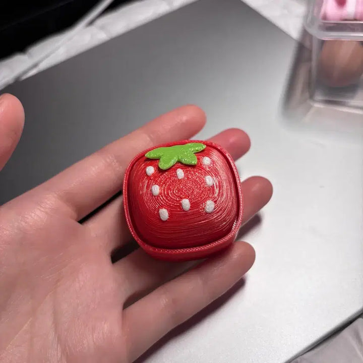 [BUNJANG] 3D Printed Strawberry Clicker / 3d프린트 딸기 모양 클릭커