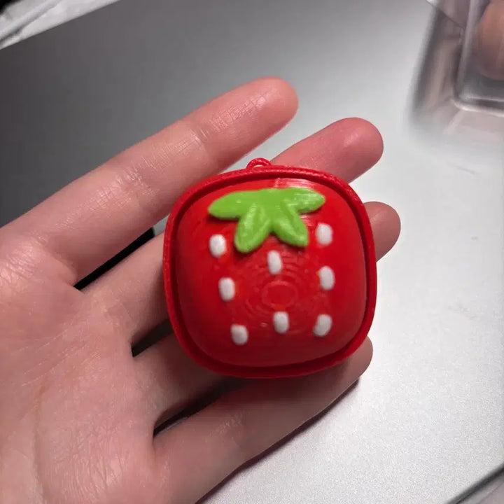 [BUNJANG] 3D Printed Strawberry Clicker / 3d프린트 딸기 모양 클릭커
