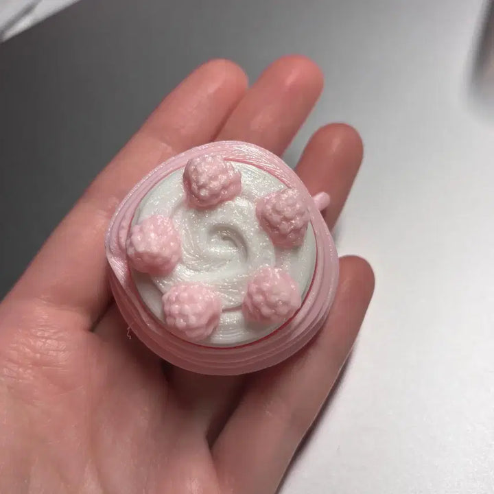 [BUNJANG] 3D Printed Strawberry Cream Cake Clicker / 3d프린트 딸기 생크림 케이크 클릭커