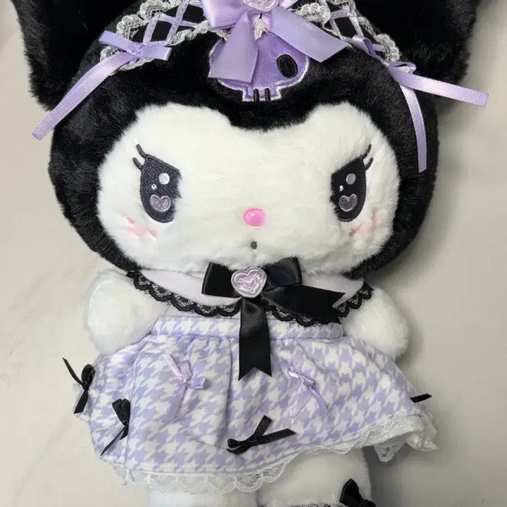 [BUNJANG] Sanrio Yumy Ribbon Kuromi Doll / 산리오 유메리본 쿠로미 인형
