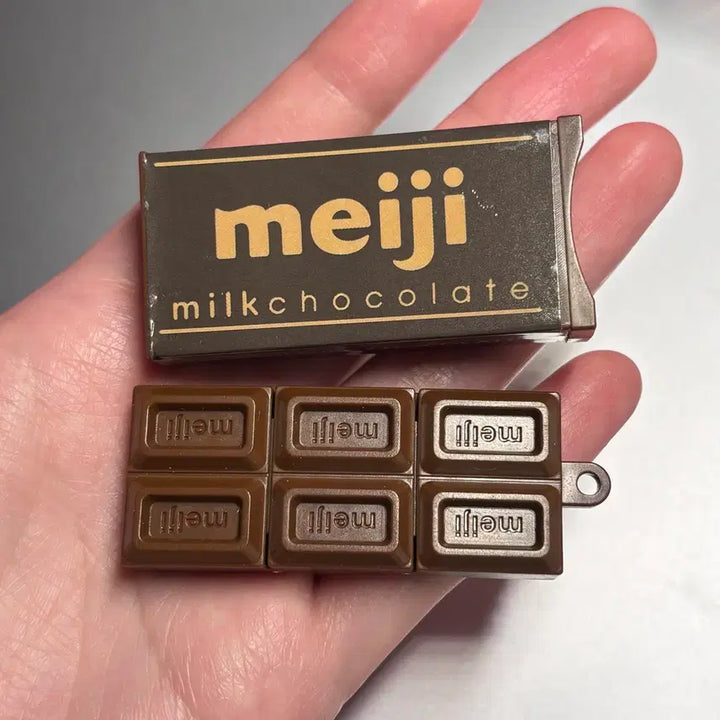 [BUNJANG] Meiji Choco Clicker Keychain Gacha / 메이지 초코 클릭커 키링 가챠
