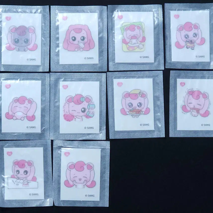 [BUNJANG] Catch Teenieping Jellyping Sticker Set (10 Types) / 캐치티니핑 젤리핑띠부씰 10종 판매